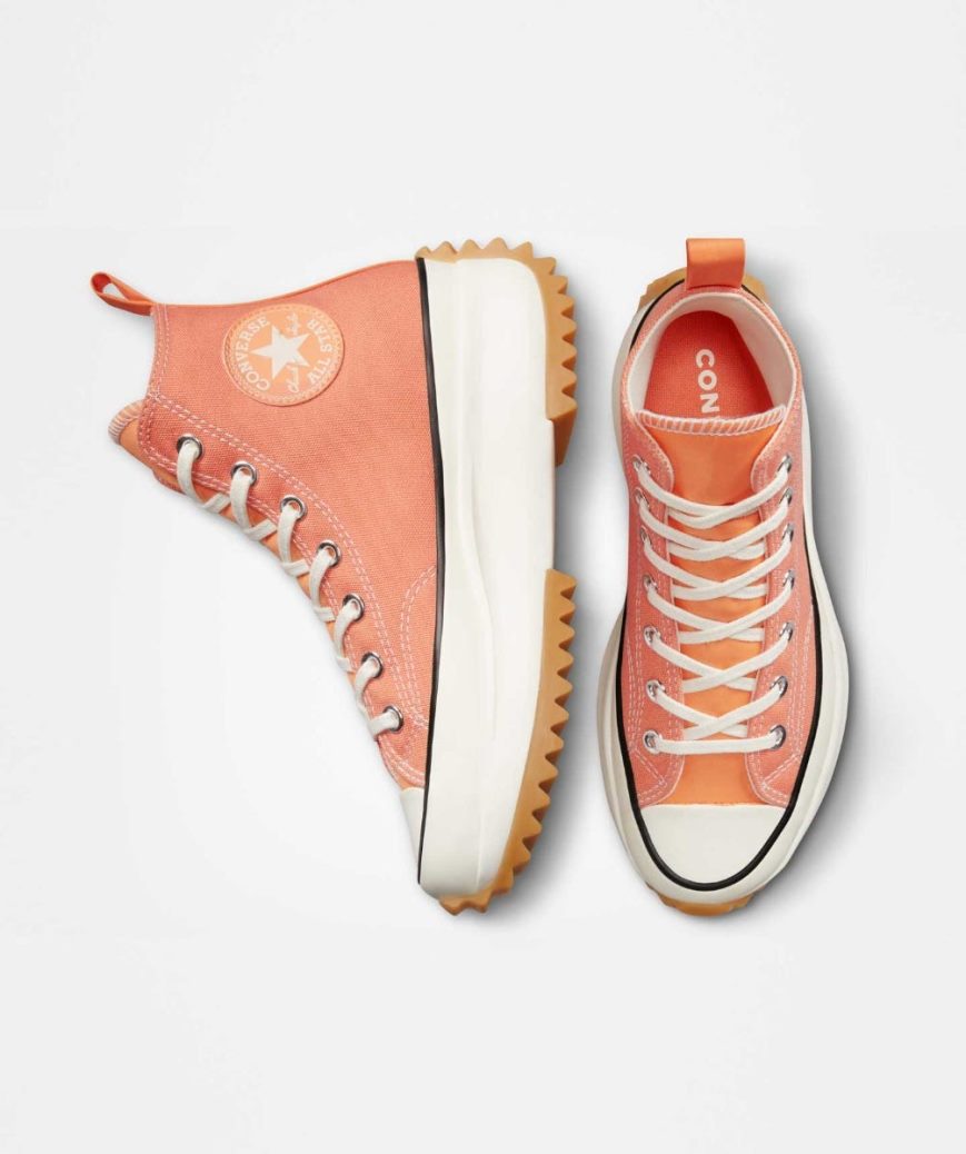 Zapatillas Altas Converse Run Star Hike Mujer Naranjas | PE 57E82W